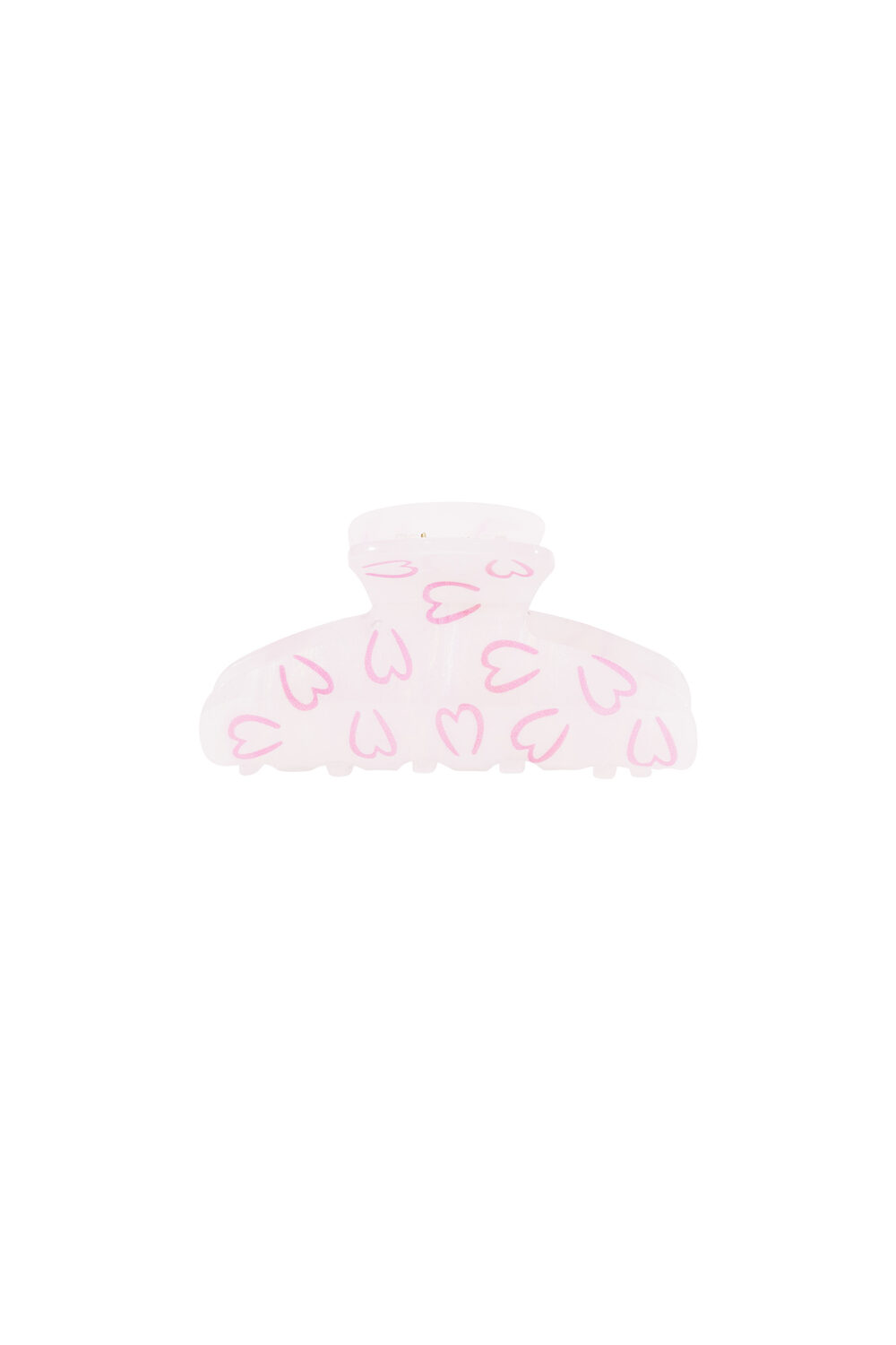 Hair clip with mini hearts Picture3