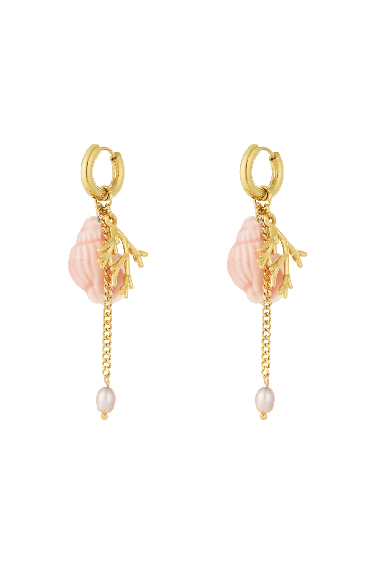 Coral vibes earrings h5 Picture3