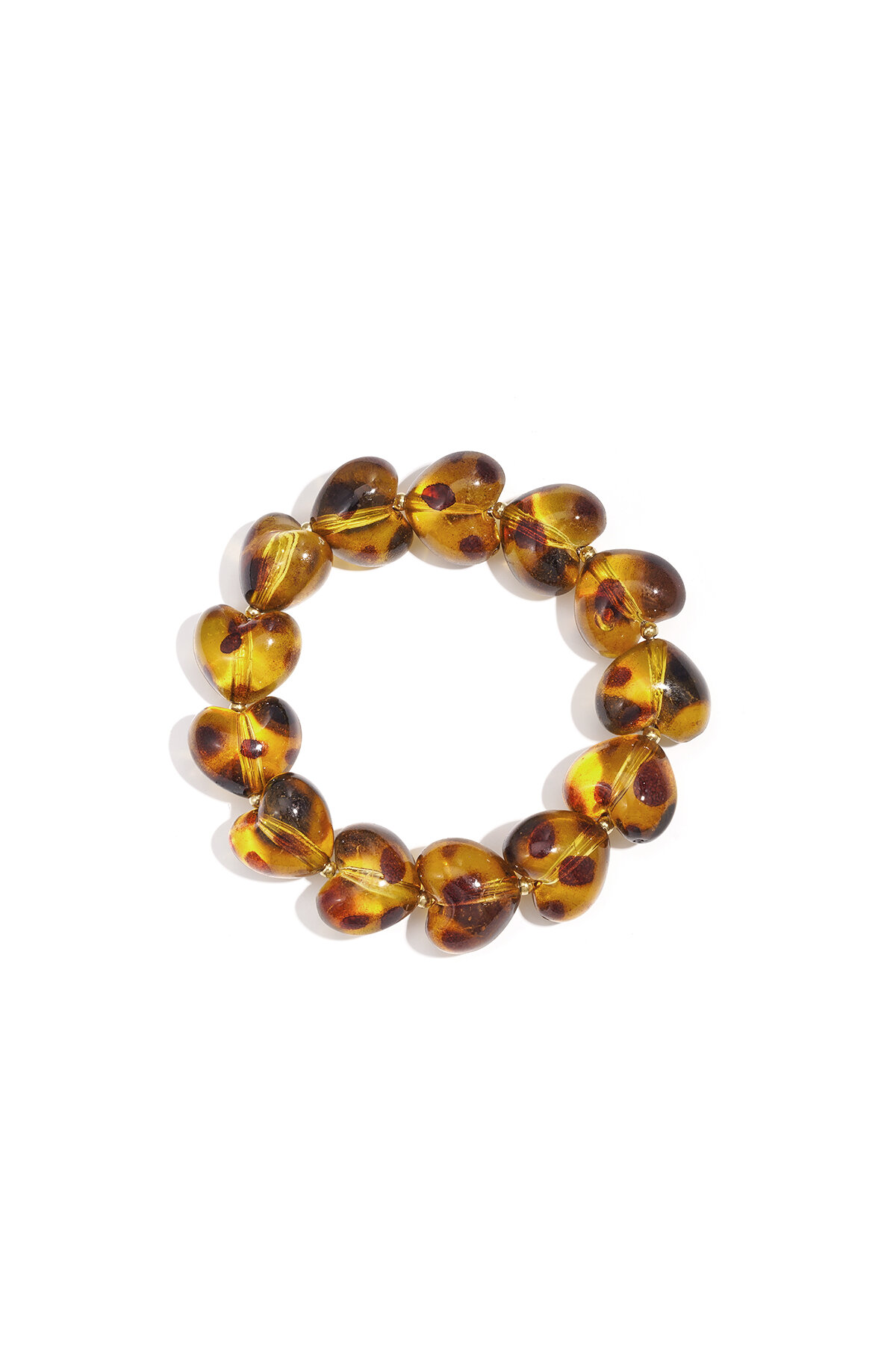 Braccialetti con perline in acrilico, stampa leopardata, retrò, classici, serie da donna 2