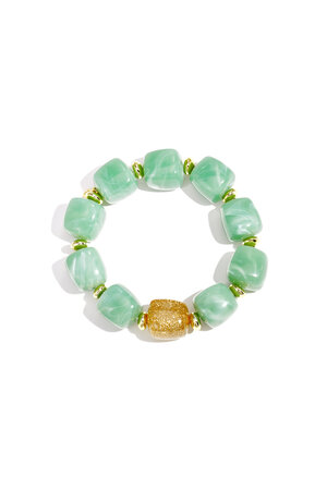 Beaded Bracelet With Statement Glitter Bead h5