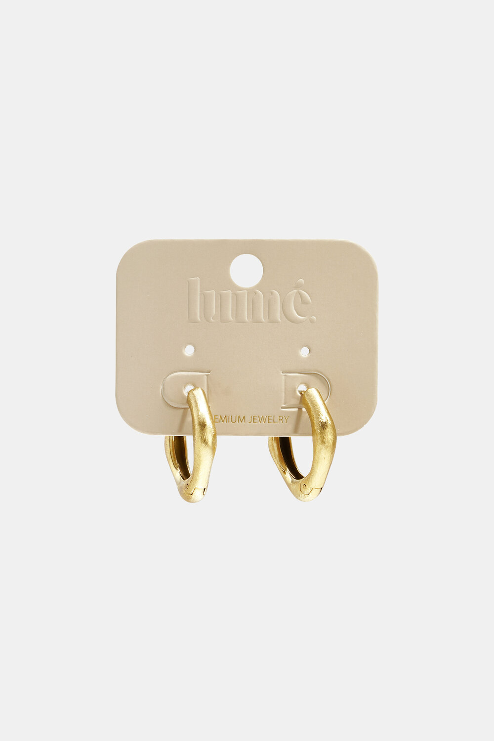 Hoop earrings with rounded edges and a square shape h5Picture3