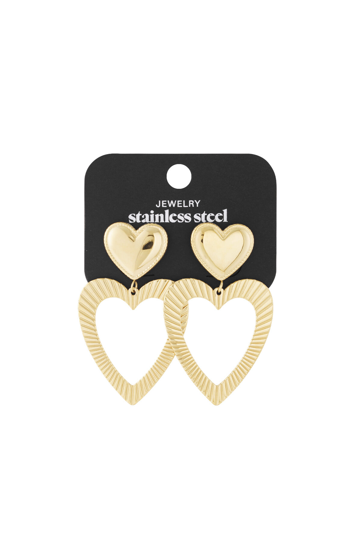 pendientes de doble corazón Imagen5