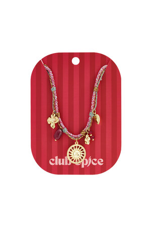 Stainless Steel Pendant necklaces Flower Casual Daily Simple Series Women's jewelry h5 Picture4