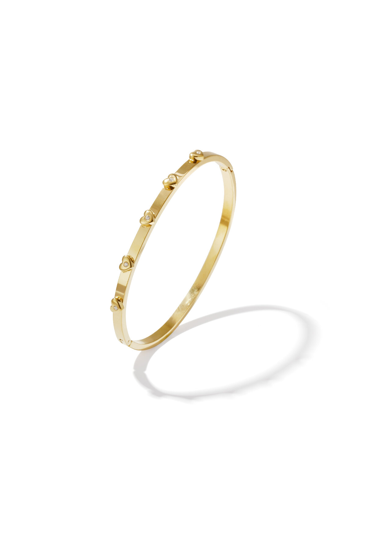 Bangle with heart details h5 