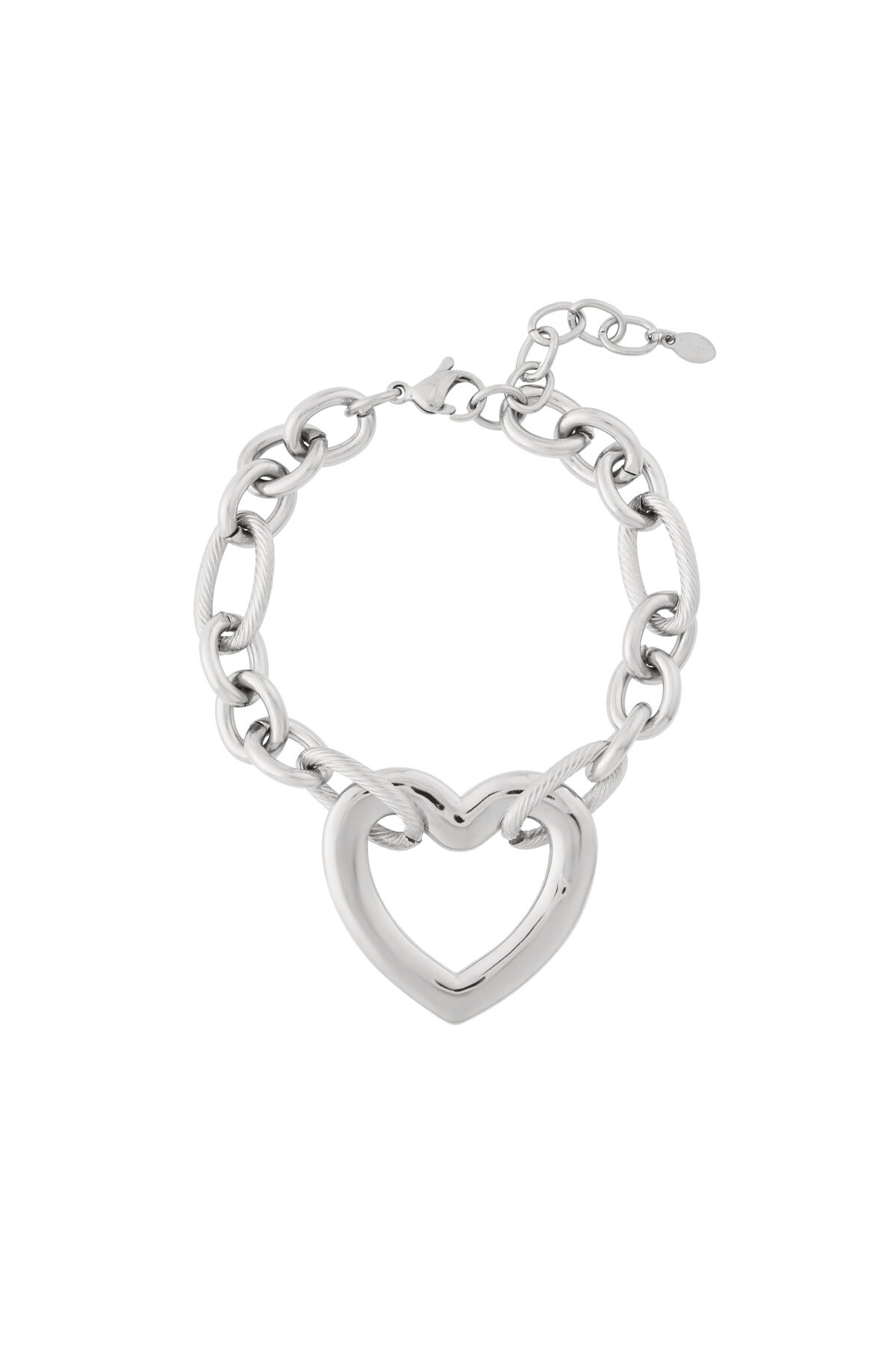 Bracelet chaîne de cœurs Image3