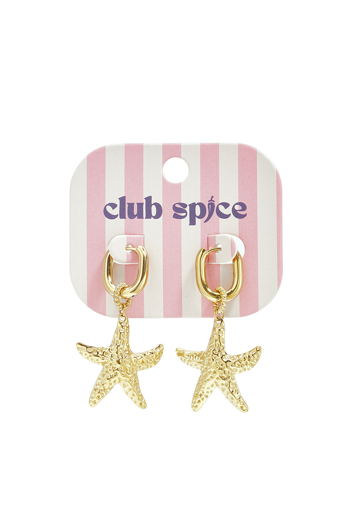 Squoval earrings with starfish pendant h5 Picture3