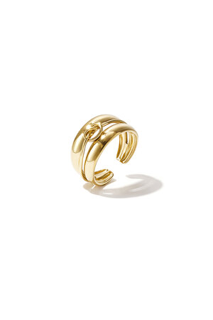 Mehrlagiger Ring mit minimalistischem gedrehtem Detail h5