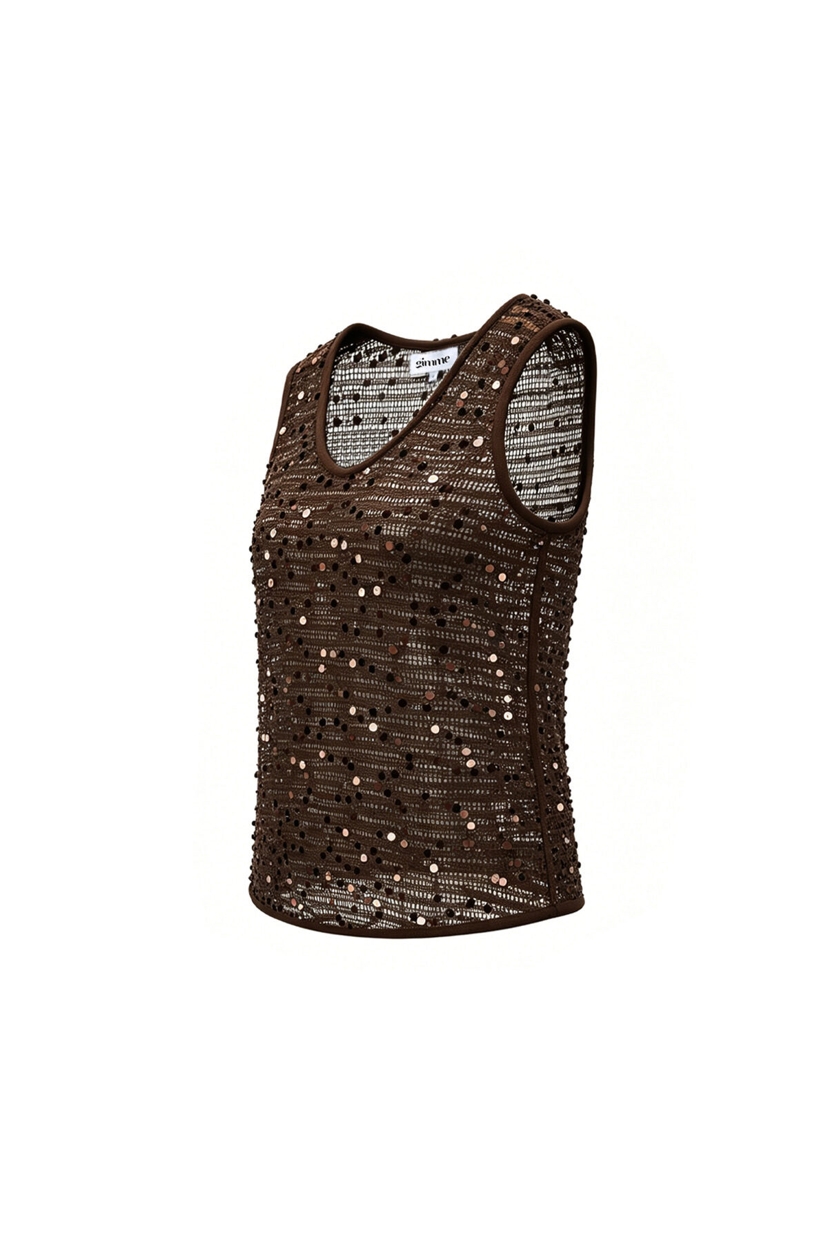 Gehaakte strand top met glittter detail h5 Afbeelding2