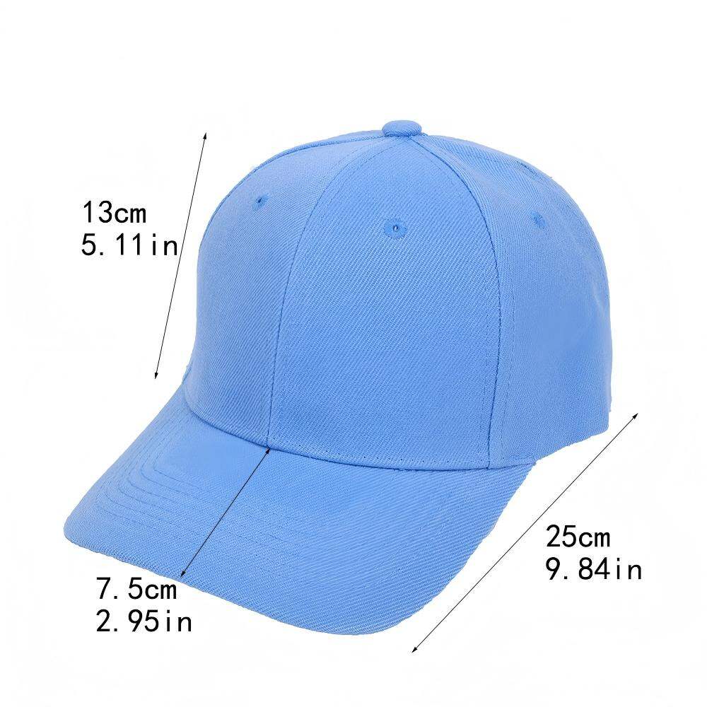 Simple Orange Fabric Unisex Hats Picture7
