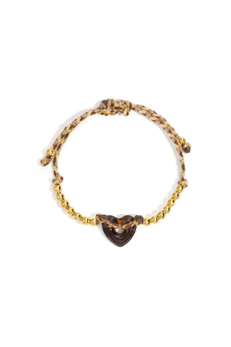 Polyester Beaded Bracelets Heart Casual Daily Simple Series Women's Jewelry