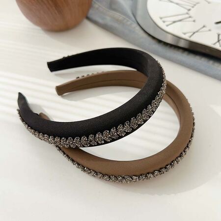 1 Piece Luxurious Elegant Solid Color Women's Hair Bands