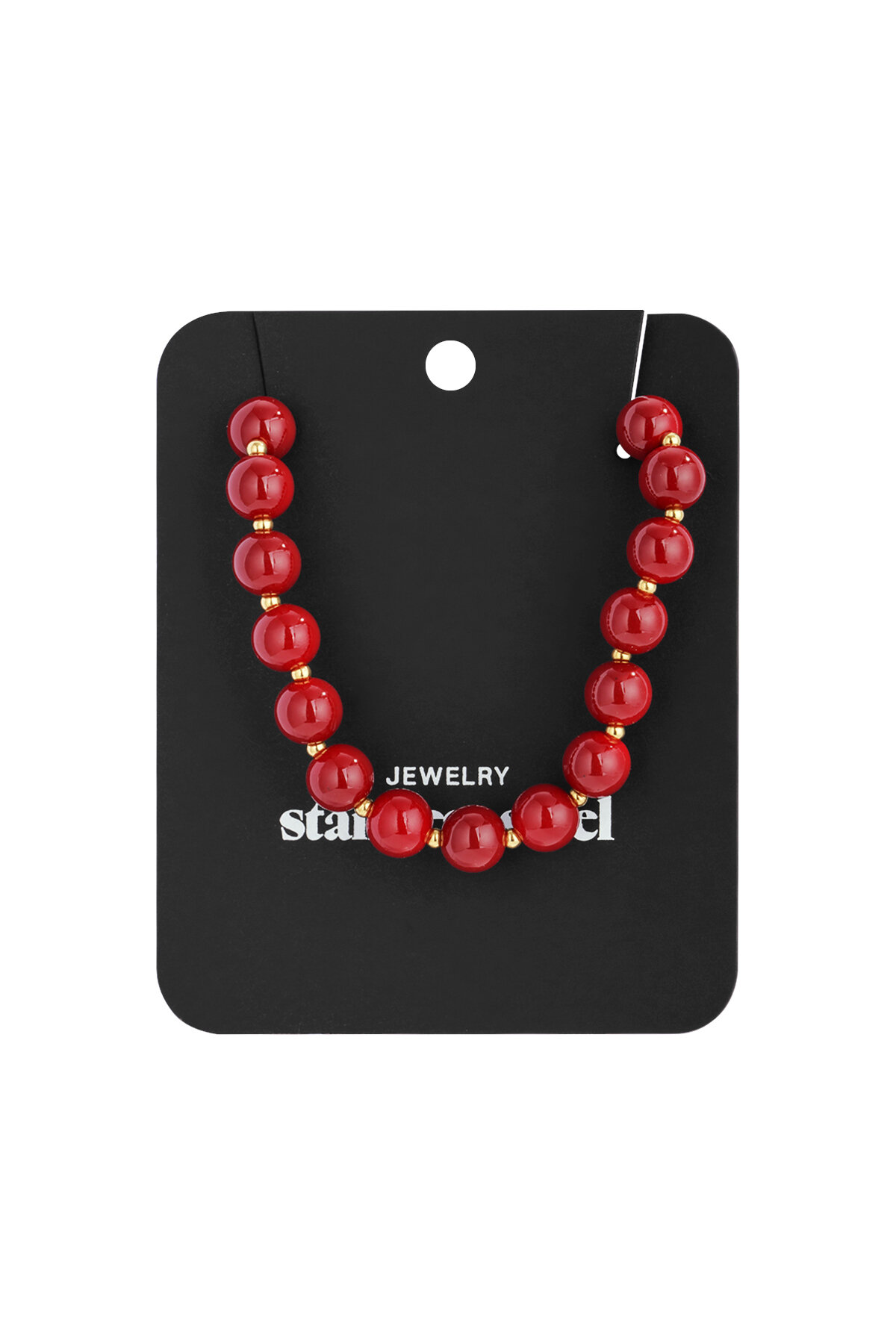Acrylic Beaded Necklaces Beads Casual Simple Series Women's jewelry h5 Picture4