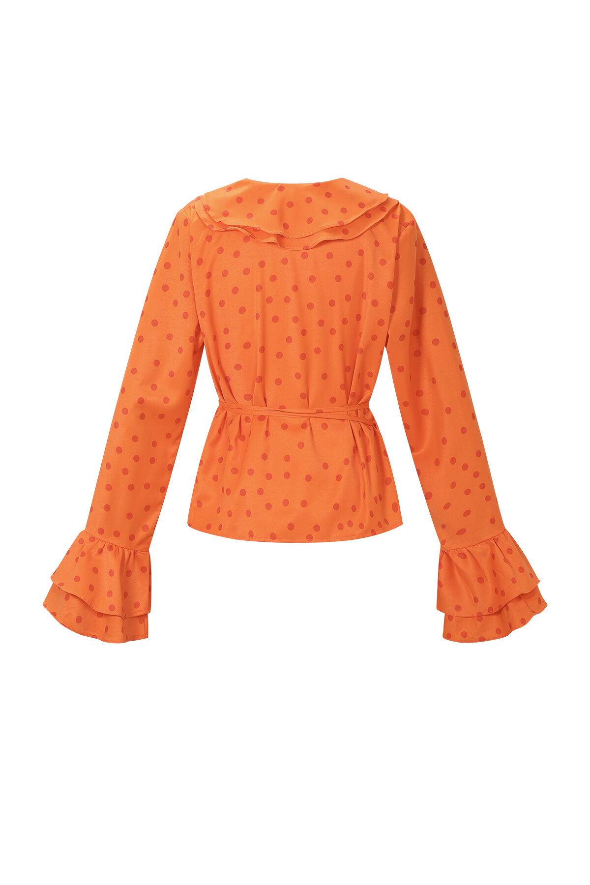 Ruffle Blouse Polka Dot h5 Picture3