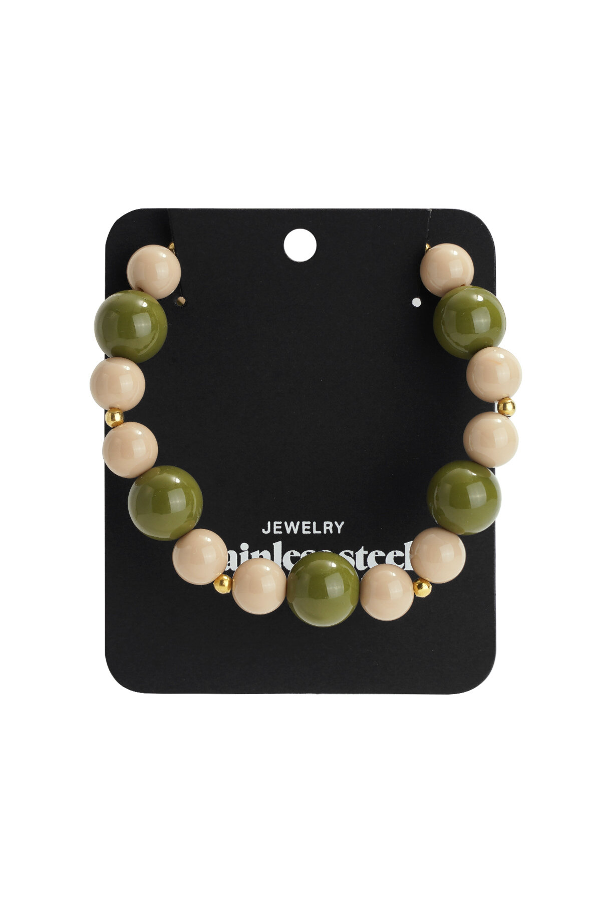 Collier avec des perles de différentes tailles h5 Image7