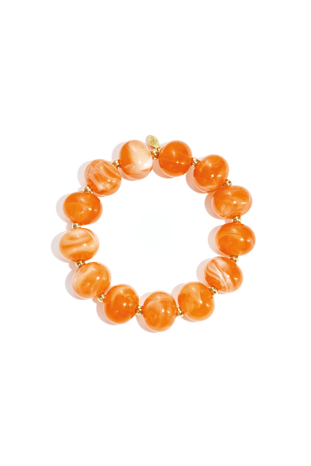 Bracciale elastico con perline grandi 2