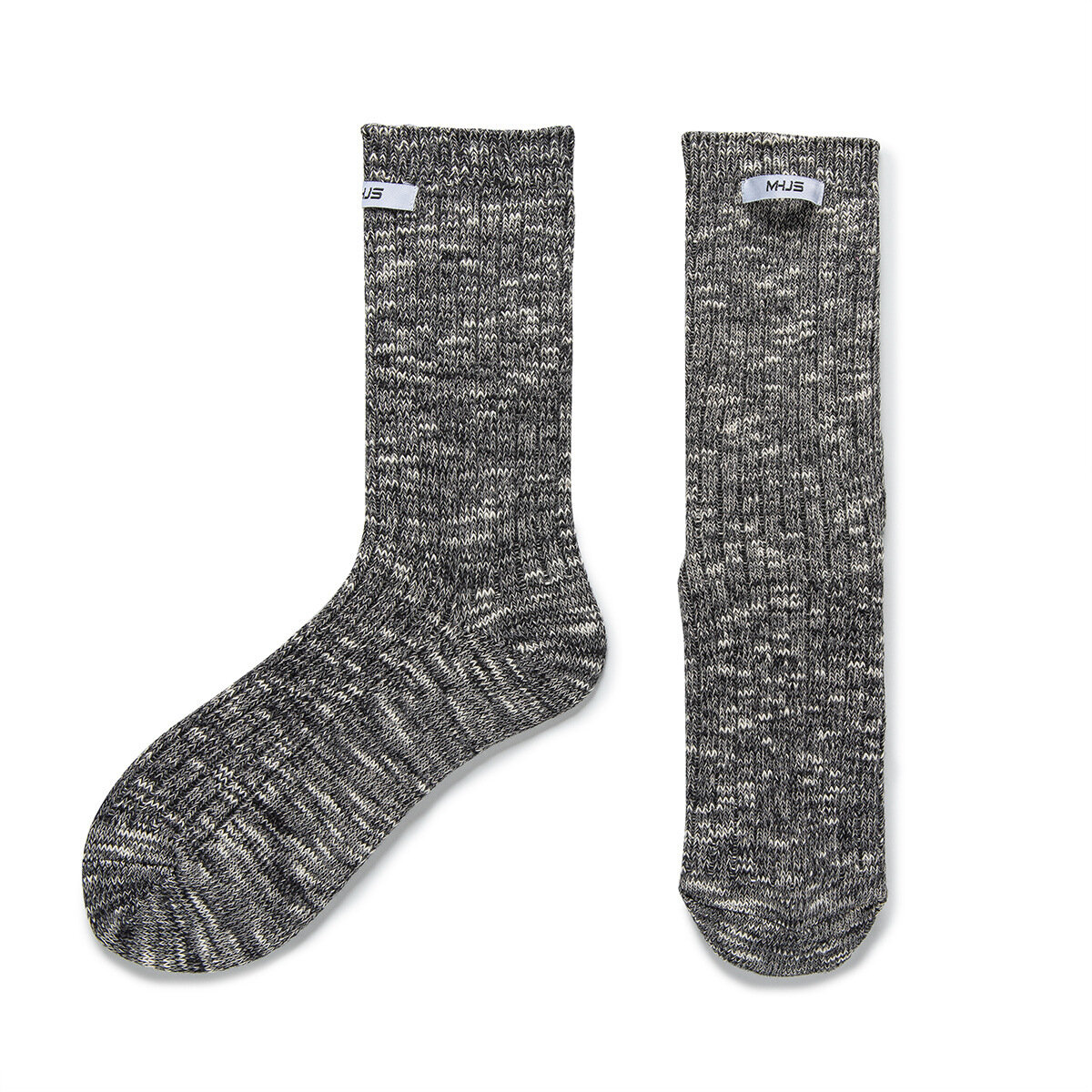 1 Pair Of Retro Color Blocking Cotton Women's Mid Calf Socks
