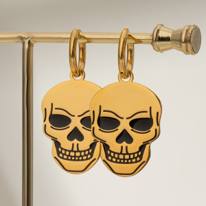 1 Set Halloween Stainless Steel Waterproof Earrings Set h5 Picture4
