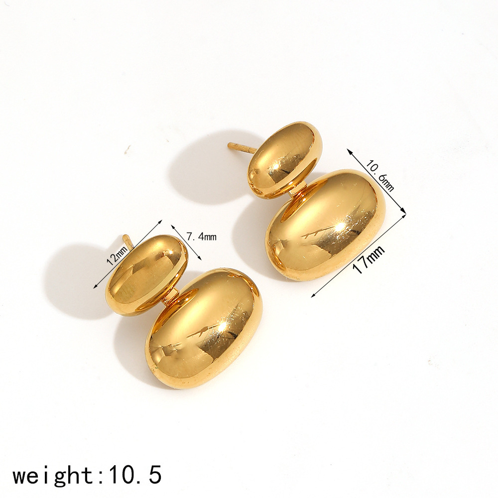 1 Pair Simple Stud Earrings h5Picture4