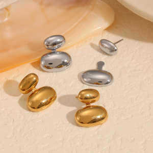 1 Pair Simple Stud Earrings h5 Picture3