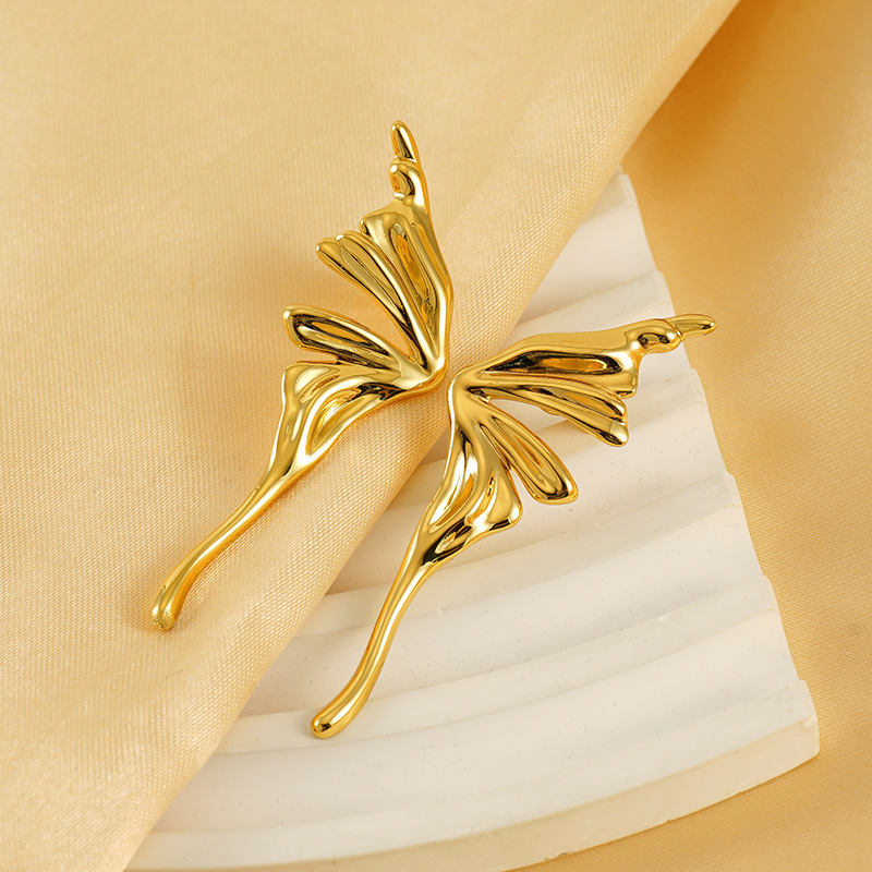 1 Pair Romantic Series Elegant Gold Plated Women Stud Earrings h5Picture4