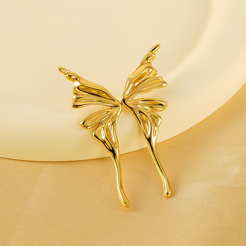 1 Pair Romantic Series Elegant Gold Plated Women Stud Earrings h5Picture3
