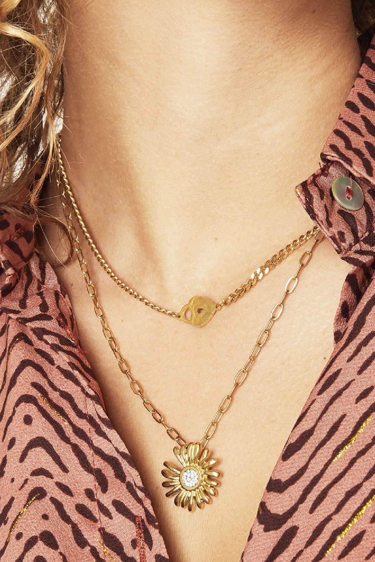 Collier Coeur Verrouillé h5 