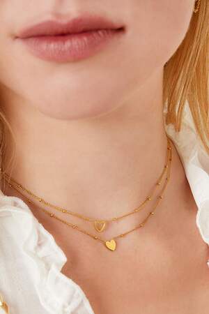Minimalistic necklace heart h5