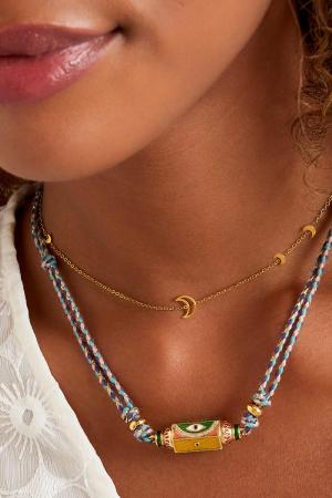 Stainless Steel Necklace Moon h5 Picture3