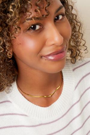 Stainless Steel Necklace With Little Flower h5 Picture3