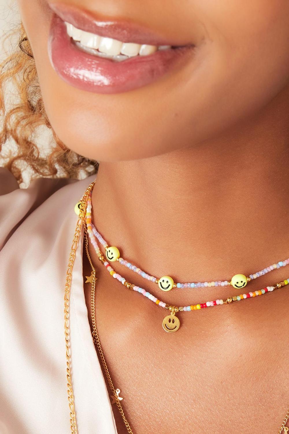 Beaded Necklace With Smileys Picture3