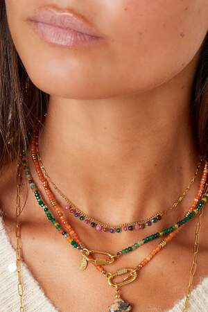 Necklace with carabiner lock h5