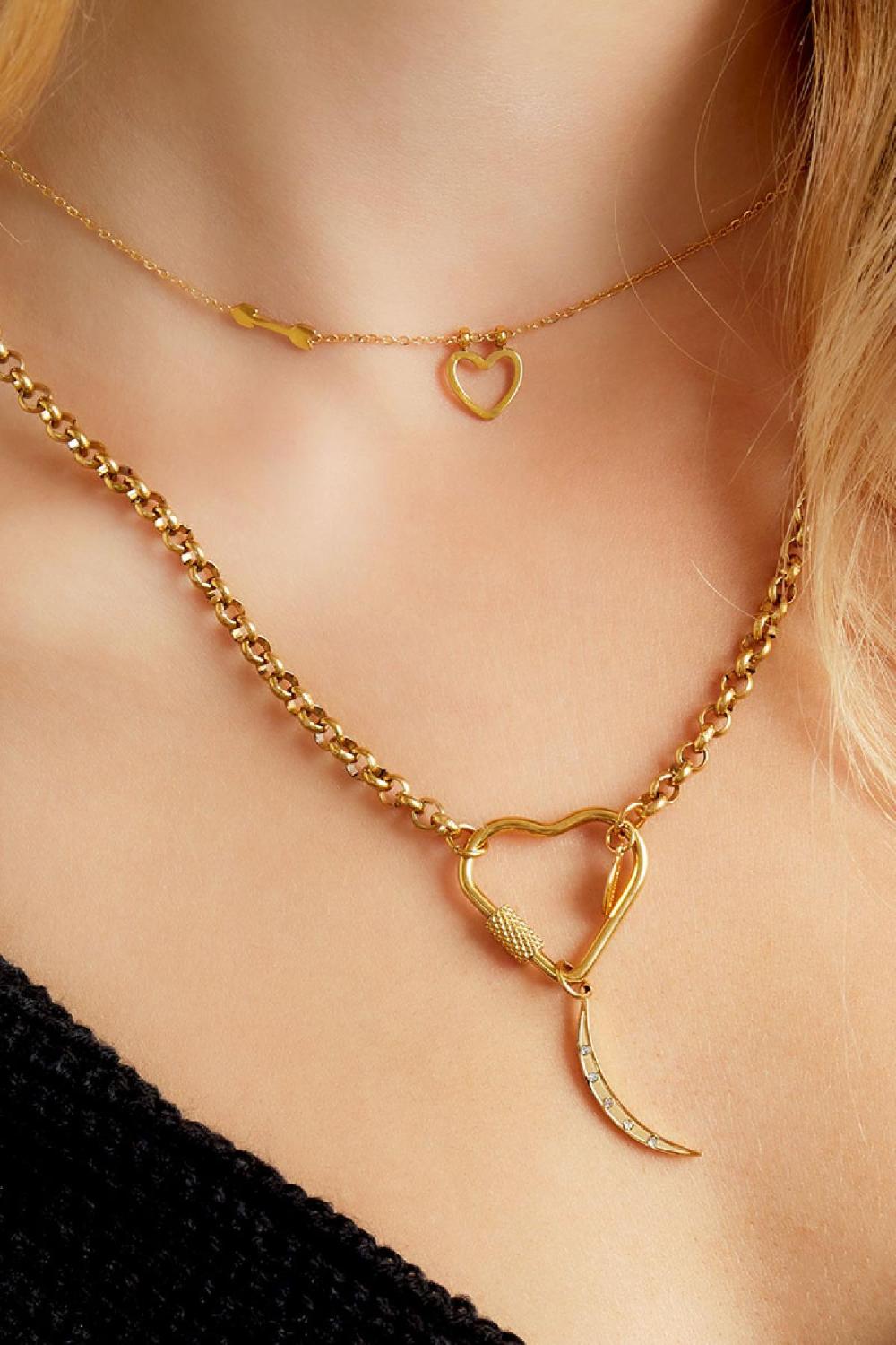Necklace With Heart And Arrow  Picture3
