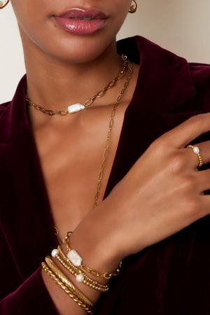 Necklace Small Chain With A Pearl h5 Picture4