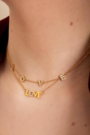 Stainless Steel Necklace Love h5 Picture3