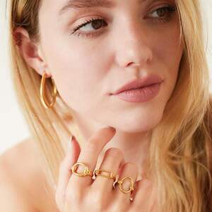 Adjustable stainless steel ring h5