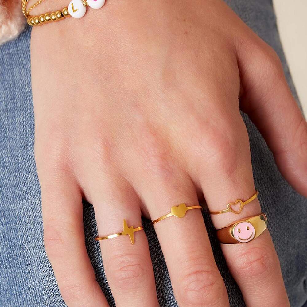 Adjustable ring heart Picture2
