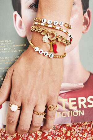 Bracelet Beaded Love h5