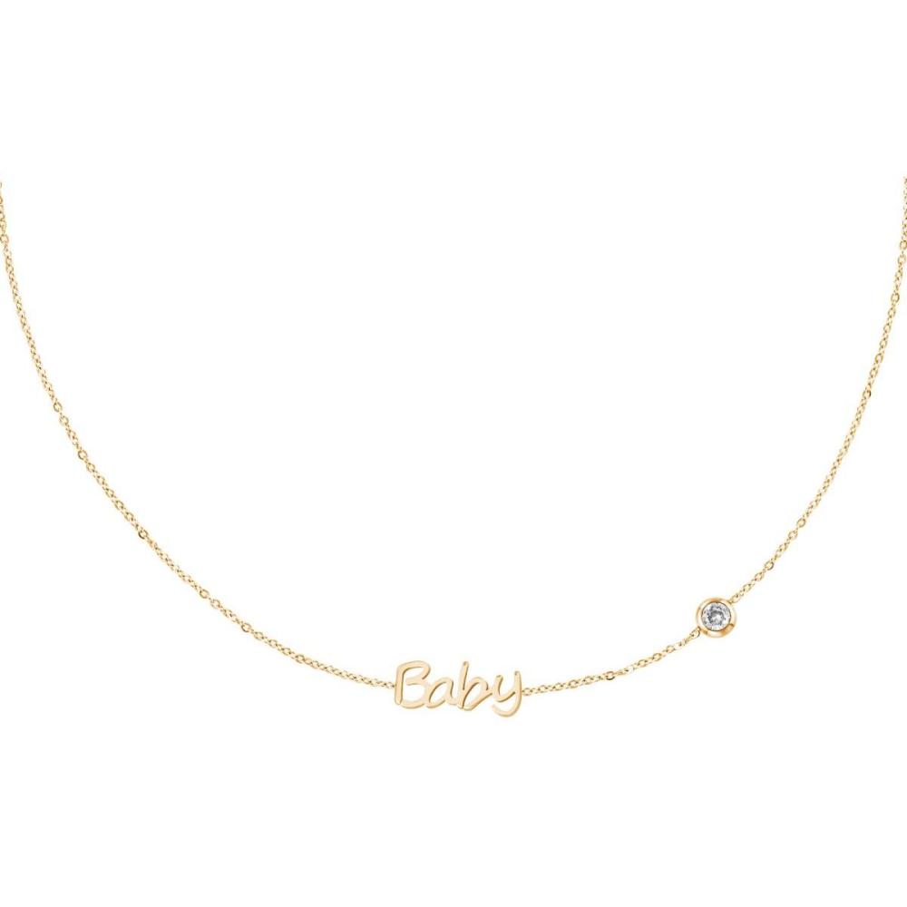 Birthstone Necklace Gold Baby Picture4