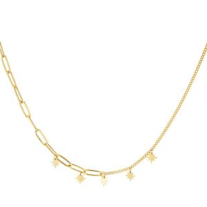 Stainless Steel Necklace Stars h5 Picture4