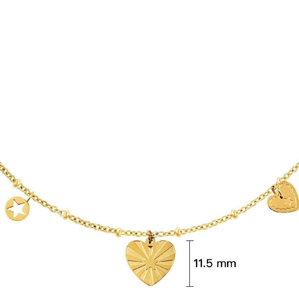 Stainless Steel Necklace Hearts Picture3