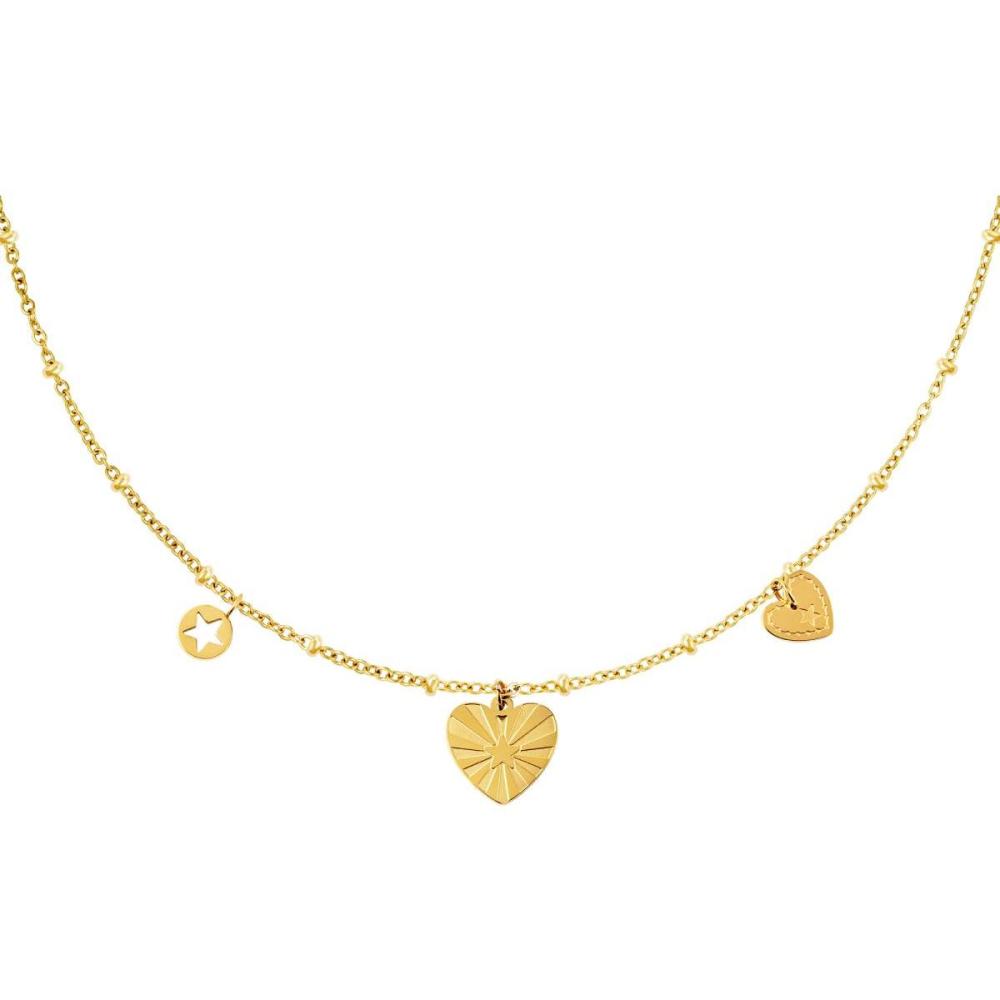 Stainless Steel Necklace Hearts Picture5