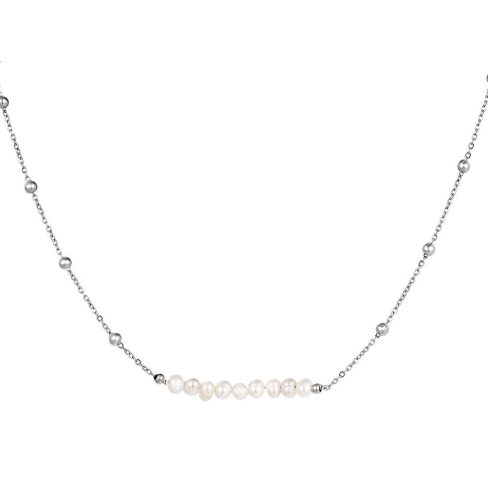 Necklace Pearls In The Middle Picture4