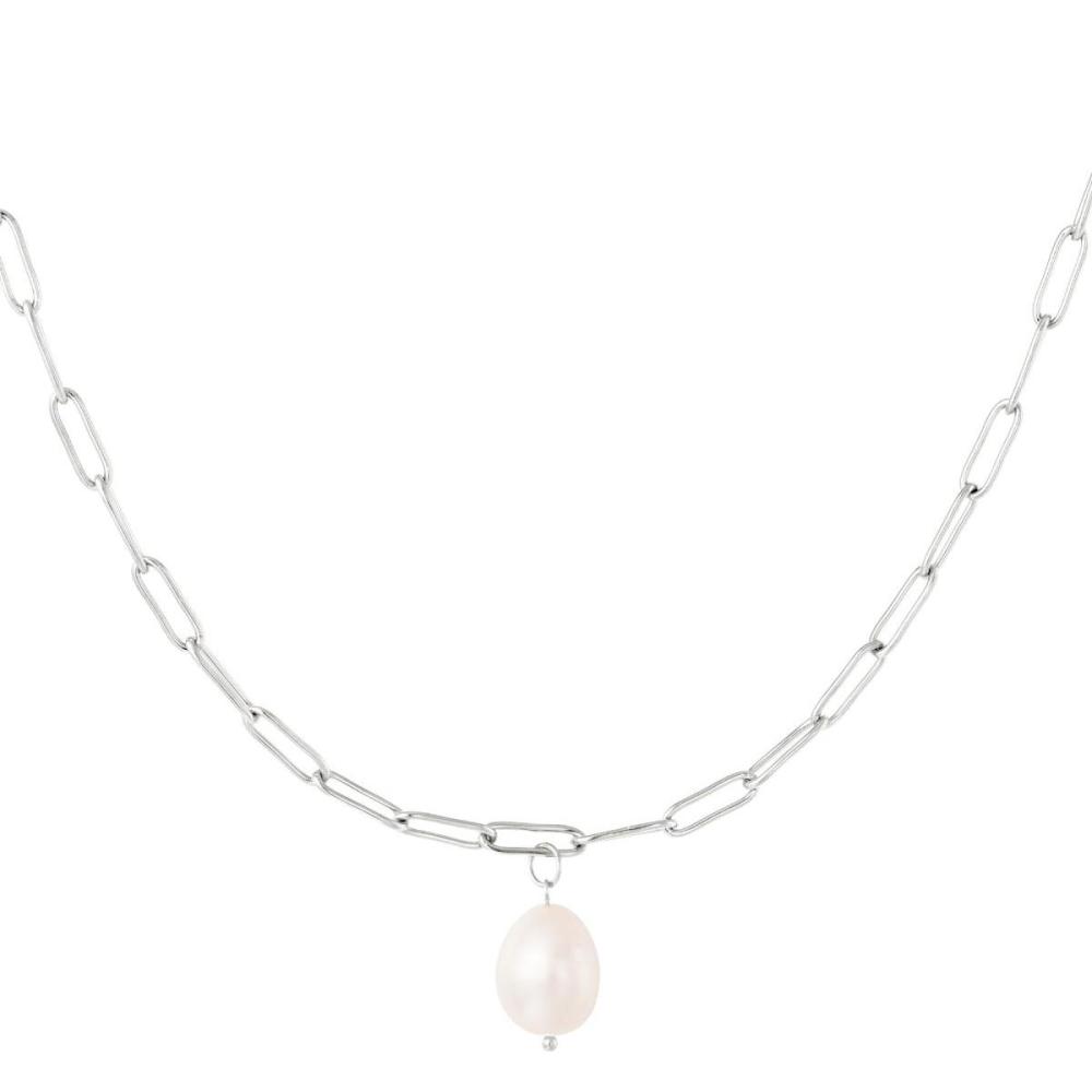 Chunky Necklace With Pearl Picture4