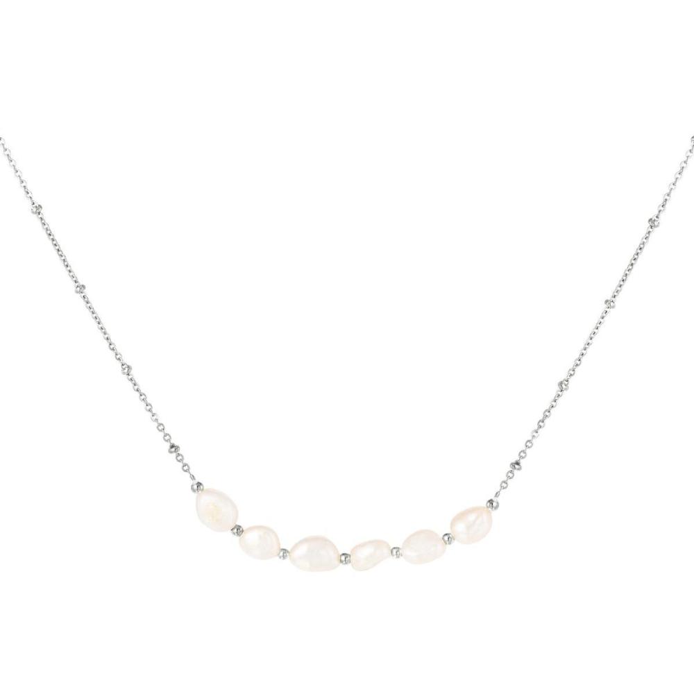 Necklace Six Pearls In A Row Picture4