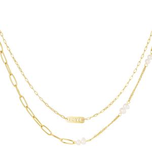 Stainless Steel Necklace Love h5 Picture4