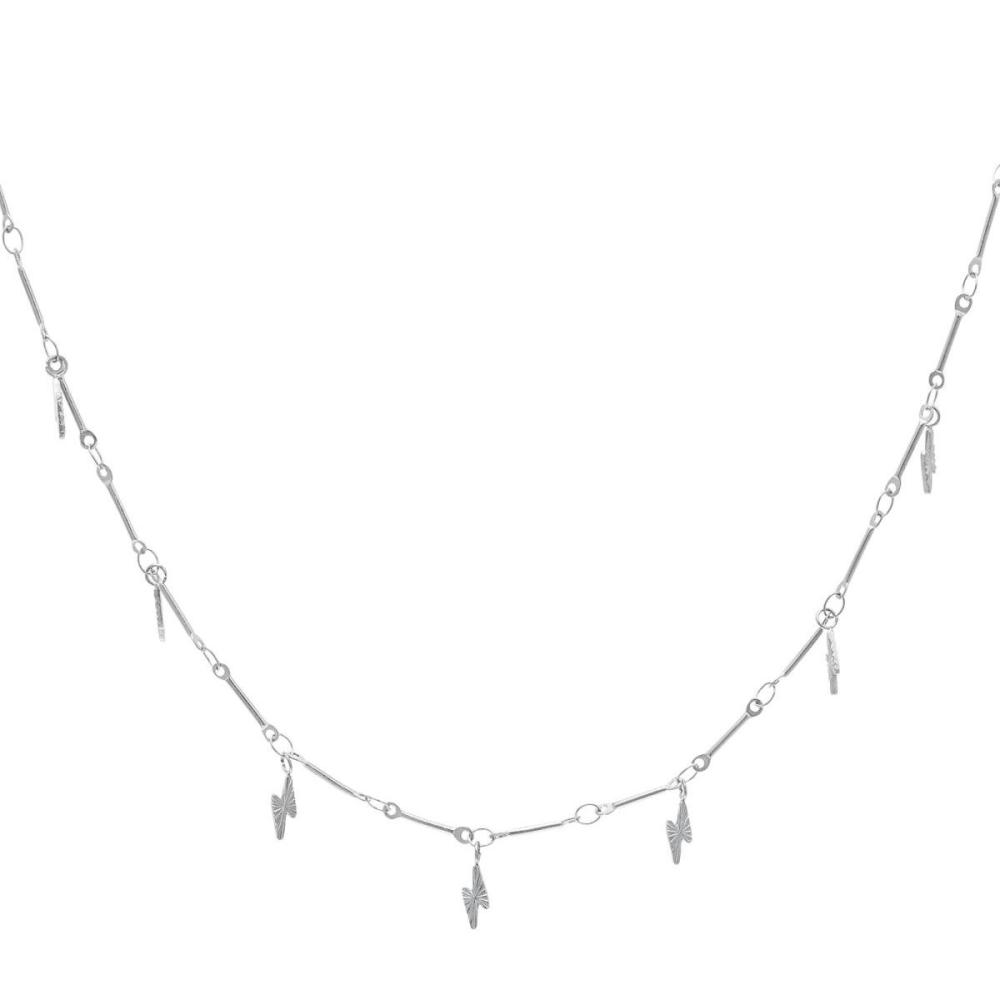 Stainless Steel Necklace Lightning Bolt Picture5