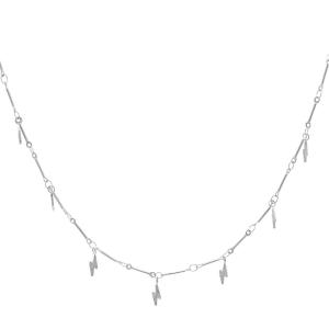 Stainless Steel Necklace Lightning Bolt h5 Picture5