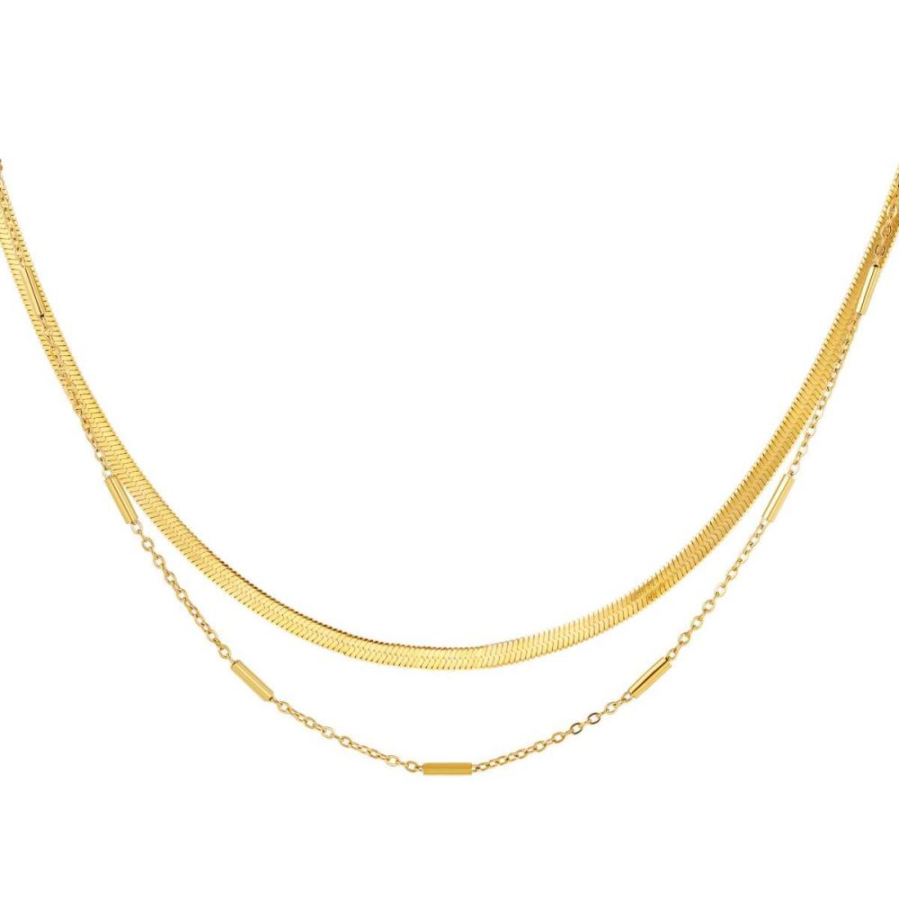 Stainless Steel Necklace Double Chained Picture4