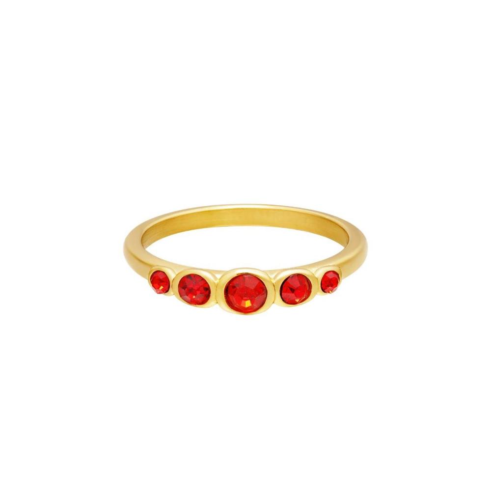 Stainless Steel Ring Zircon Shine Picture4