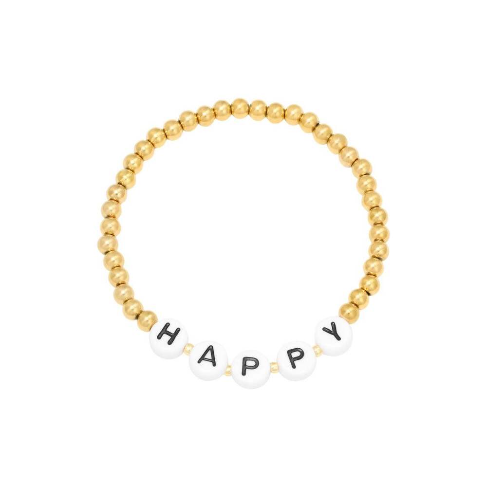 Bracelet Beaded Happy Picture2